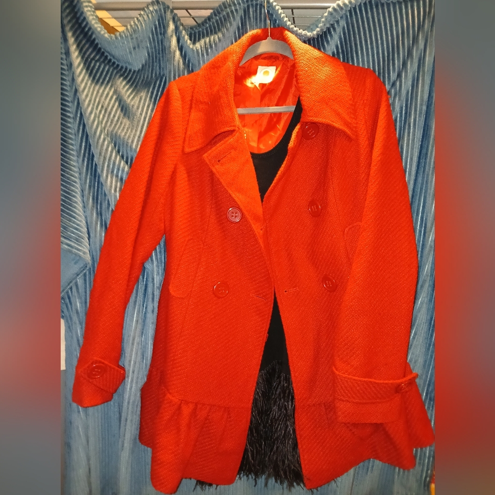 Red Peacoat